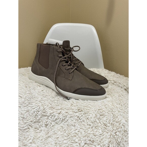 NIB ALDO Ashdale Men\'s Ankle Boots Brown Size 12 Almond Toe Laces Chukka Boot main image 13
